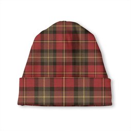 ScotsTee Shop Scottish Blackstock Dress Weathered Tartan Plaid Knit Beanie