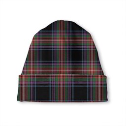 ScotsTee Shop Scottish Braveheart Warrior (Wate 2) Ancient Tartan Plaid Knit Beanie