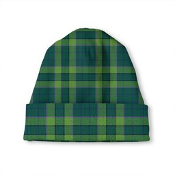 ScotsTee Shop Scottish Blackwood Modern Tartan Plaid Knit Beanie
