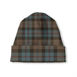 ScotsTee Shop Scottish Campbell of Cawdor Weathered Tartan Plaid Knit Beanie