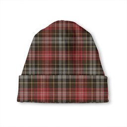 ScotsTee Shop Scottish Caledonian Hunting Weathered Tartan Plaid Knit Beanie