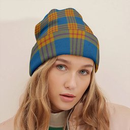 ScotsTee Shop Scottish Carlisle Ancient (Carlill Ancient) Tartan Plaid Knit Beanie