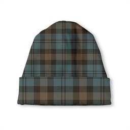 ScotsTee Shop Scottish Campbell of Glenlyon Weathered Tartan Plaid Knit Beanie