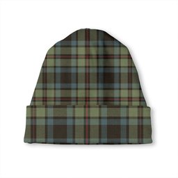 ScotsTee Shop Scottish Childers Gurkha Rifles (Childers First Gurka Rifles) Weathered Tartan Plaid Knit Beanie
