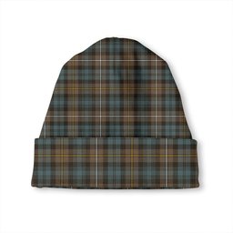 ScotsTee Shop Scottish Campbell of Argyll Weathered Tartan Plaid Knit Beanie