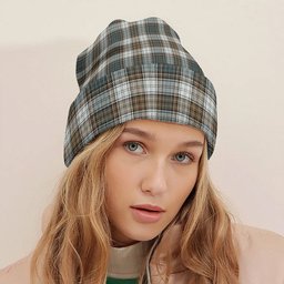 ScotsTee Shop Scottish Campbell Dress 2 Weathered Tartan Plaid Knit Beanie