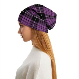 ScotsTee Shop Scottish Buchanan Cerise 2 Special Ancient Tartan Plaid Knit Beanie