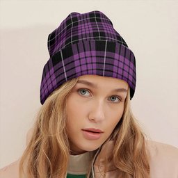 ScotsTee Shop Scottish Buchanan Cerise 2 Special Ancient Tartan Plaid Knit Beanie
