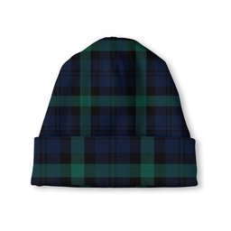 ScotsTee Shop Scottish Campbell of Glenlyon Modern Tartan Plaid Knit Beanie