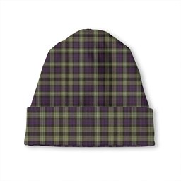 ScotsTee Shop Scottish Campbell of Argyll 1815 Weathered Tartan Plaid Knit Beanie