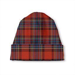 ScotsTee Shop Scottish Glennie Evelyn Rhythms of Tartan Ancient Tartan Plaid Knit Beanie