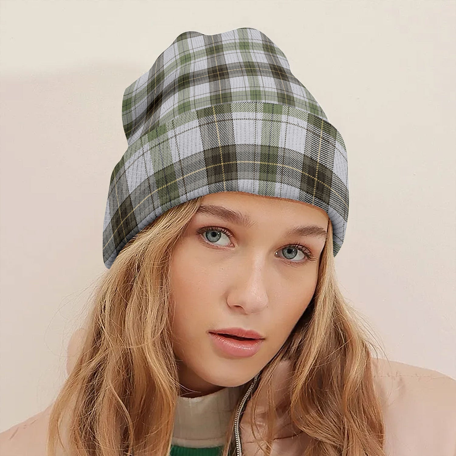 ScotsTee Shop Scottish Henderson Dress 2 Weathered Tartan Plaid Knit Beanie