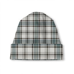 ScotsTee Shop Scottish Hannay (Haney) (Hanna of Sorbie) Weathered Tartan Plaid Knit Beanie