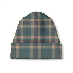 ScotsTee Shop Scottish Elliot (Ellot) (Clans Originaux) Weathered Tartan Plaid Knit Beanie