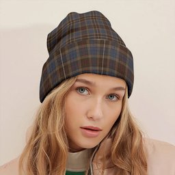 ScotsTee Shop Scottish Fraser Hunting  2 Modern Tartan Plaid Knit Beanie
