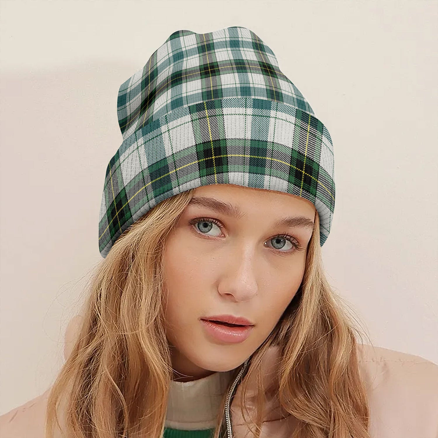 ScotsTee Shop Scottish Henderson Dress 2 Modern Tartan Plaid Knit Beanie