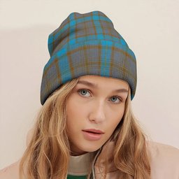 ScotsTee Shop Scottish Hanna of Leith Modern Tartan Plaid Knit Beanie