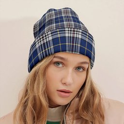ScotsTee Shop Scottish Hanna of Stirlingshire Modern Tartan Plaid Knit Beanie