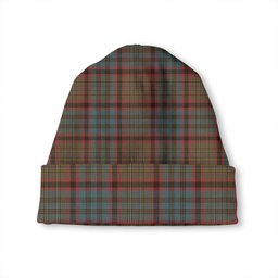 ScotsTee Shop Scottish Cunningham Hunting (MacNicol Hunting 2) Weathered Tartan Plaid Knit Beanie