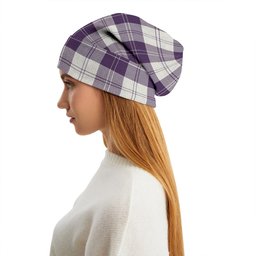 ScotsTee Shop Scottish Erskine Dress Dance Blue Weathered Tartan Plaid Knit Beanie