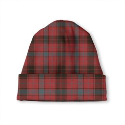 ScotsTee Shop Scottish Hebrides South Uist 02 Weathered Tartan Plaid Knit Beanie