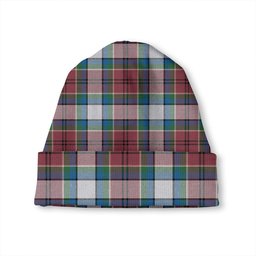 ScotsTee Shop Scottish Hebridean Dress Arisaid Red Ancient Tartan Plaid Knit Beanie