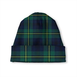 ScotsTee Shop Scottish Johnstone Clans Originaux (Johnson Clans Originaux) Modern Tartan Plaid Knit Beanie