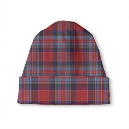 ScotsTee Shop Scottish Holyrood Chair Weathered Tartan Plaid Knit Beanie