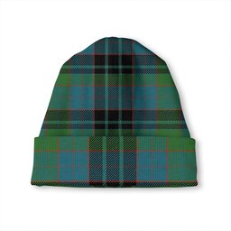 ScotsTee Shop Scottish Lumsden Hunting (Lumsden Green) Ancient Tartan Plaid Knit Beanie