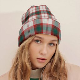 ScotsTee Shop Scottish Lindsay Dress Dance Red Modern Tartan Plaid Knit Beanie