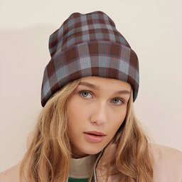 ScotsTee Shop Scottish Jardine of Castlemilk Modern Tartan Plaid Knit Beanie