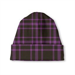 ScotsTee Shop Scottish Leonard Hunting Weathred Tartan Plaid Knit Beanie
