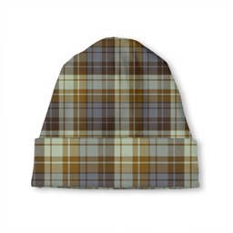 ScotsTee Shop Scottish Lochaber Scrapbook Modern Tartan Plaid Knit Beanie