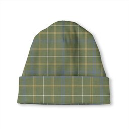 ScotsTee Shop Scottish Kennedy Irish Weathered Tartan Plaid Knit Beanie