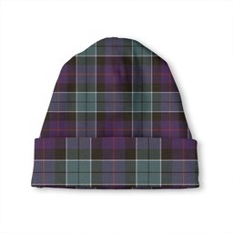 ScotsTee Shop Scottish Leslie Hunting (Leslie Green) Weathered Tartan Plaid Knit Beanie