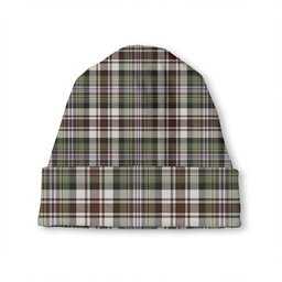 ScotsTee Shop Scottish Jacobite Dress Weathered Tartan Plaid Knit Beanie