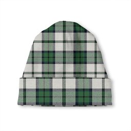 ScotsTee Shop Scottish Innes Green Dress Modern Tartan Plaid Knit Beanie