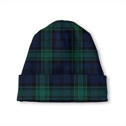 ScotsTee Shop Scottish Kerr Hunting Modern Tartan Plaid Knit Beanie