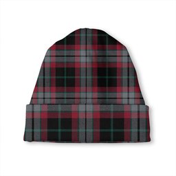 ScotsTee Shop Scottish Lindsay Hunting Modern Tartan Plaid Knit Beanie