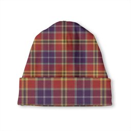 ScotsTee Shop Scottish Lermontov Weathered Tartan Plaid Knit Beanie