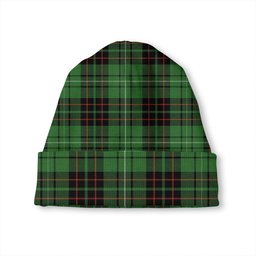 ScotsTee Shop Scottish MacAulay of Lewis Ancient Tartan Plaid Knit Beanie