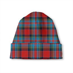 ScotsTee Shop Scottish Holyrood Chair Modern Tartan Plaid Knit Beanie