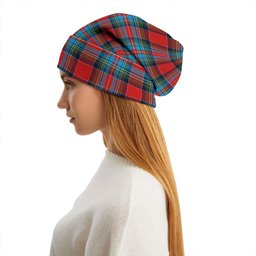 ScotsTee Shop Scottish Holyrood Chair Modern Tartan Plaid Knit Beanie