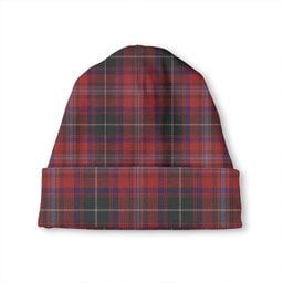 ScotsTee Shop Scottish Isle of Man Manx Heritage Weathered Tartan Plaid Knit Beanie