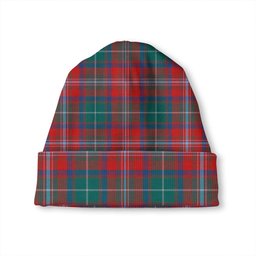 ScotsTee Shop Scottish Isle of Man Manx Heritage Modern Tartan Plaid Knit Beanie