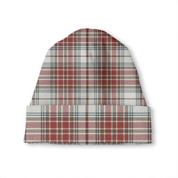ScotsTee Shop Scottish MacBean Dress (MacBain Dress) Weathered Tartan Plaid Knit Beanie