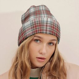 ScotsTee Shop Scottish MacBean Dress (MacBain Dress) Weathered Tartan Plaid Knit Beanie