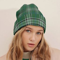 ScotsTee Shop Scottish Isle of Man Manx Ellan Vannin Ancient Tartan Plaid Knit Beanie