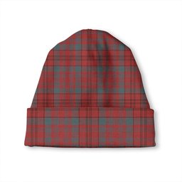 ScotsTee Shop Scottish MacDonell of Keppoch 1847 Variant Weathered Tartan Plaid Knit Beanie