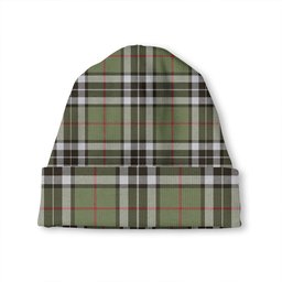 ScotsTee Shop Scottish Thomson Camel (MacThomas Thompson Camel) Weathered Tartan Plaid Knit Beanie